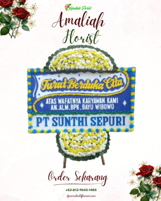 Papan Bunga Duka di Sikadamai