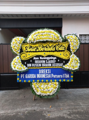 Papan Bunga Duka di Sikadamai