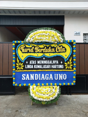 Papan Bunga Duka di Sikadamai